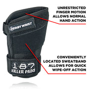 187 Killer Pads - Derby Wrist Guard - Black