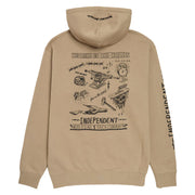 Independent - Bratrud Notebook Zip Hoodie - Sandstone
