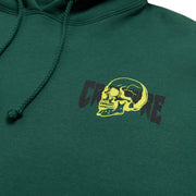 Creature - Spiral Skull Hoodie - Dark Green
