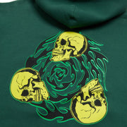 Creature - Spiral Skull Hoodie - Dark Green