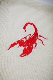 FA - Embroidered Scorpion Cardigan