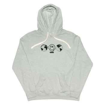 Gnu - World Pull Over Hoodie - Grey