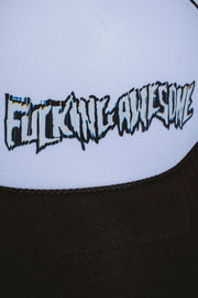 Fucking Awesome - Scanner Warp Stamp Trucker Hat - Black