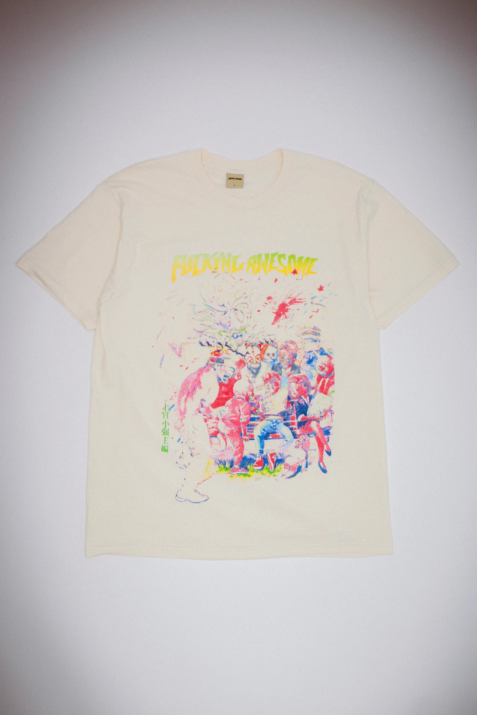 【FUCKING AWESOME】 WRESTLER TEE OFF WHITE Fucking Awesome - Wrestler Tee - Off White – Board Of Missoula