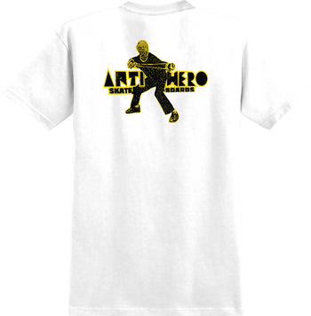 Antihero - Slingshot Pocket T-Shirt - White/Gold