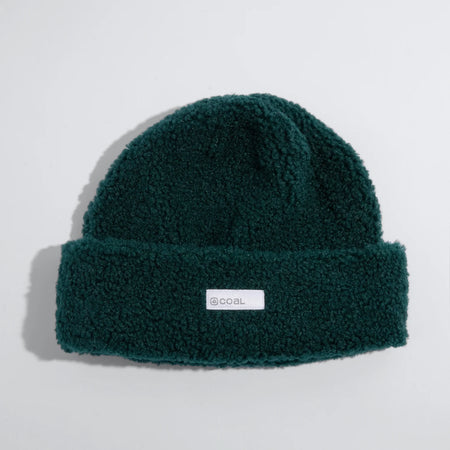 Coal - Aurora Plush Beanie - Dark Green