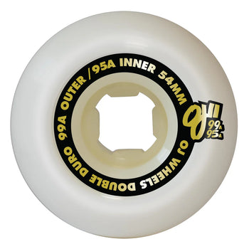 OJ Wheels - Double Duro Hardline 101a / 95a Wheels - White