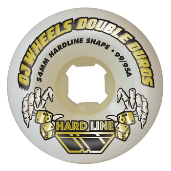 OJ Wheels - Double Duro Hardline 101a / 95a Wheels - White