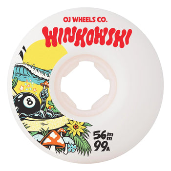 OJ Wheels - Erick Winkowski Mushroom Elite Mini Combo Wheels 99a - White