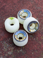 OJ Wheels - Shin Sanbongi Mini Combos 99a White Wheels - 54mm - Board Of Missoula