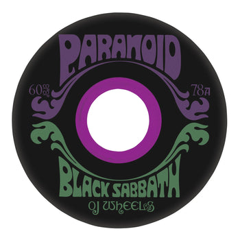 OJ Wheels - Black Sabbath Paranoid Super Juice Black 78a - 60mm - Board Of Missoula