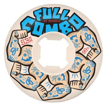 OJ Wheels -  Team Elite Full Combo 99a Wheels - White