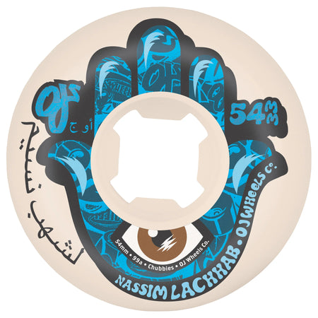 OJ Wheels -  Nassim Lachhab Elite Chubbies 99a Wheels - White