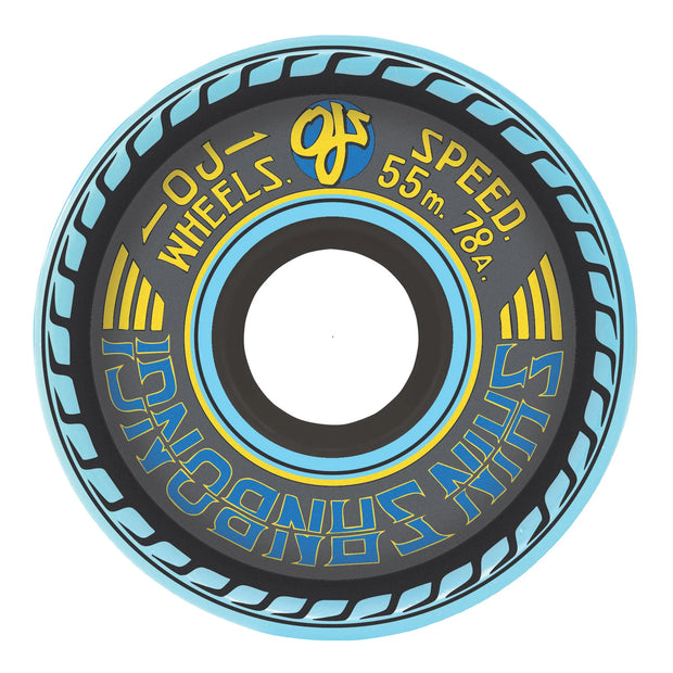 OJ Wheels -  Shin Sanbongi Mini Super Juice 78a Wheels - Blue