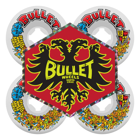 OJ Wheels -  Bullet Riot Vomits 97a Wheels- White