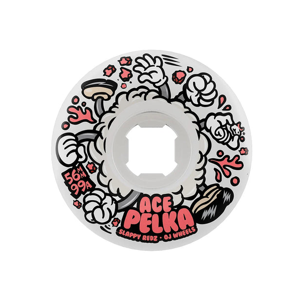 OJ Wheels - Ace Pelka Slappy Redz Elite Wheel Chubbies Wheels 99a - 56mm