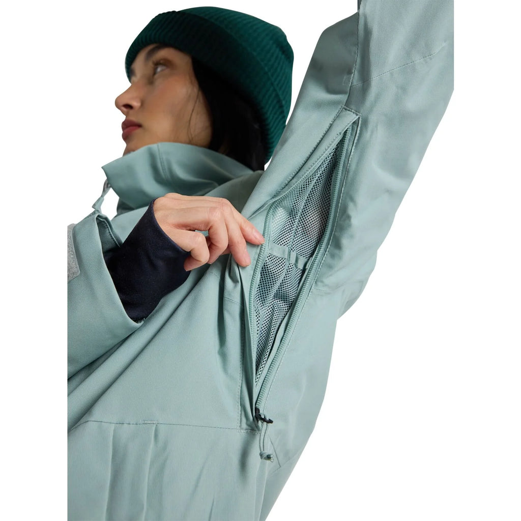 Burton - Women's Jet Ridge Jacket - Petrol Green – Board Of