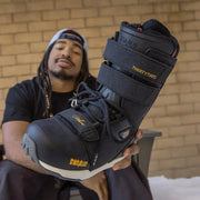 ThirtyTwo - ZB-1 Zeb Powell Lace Snowboard Boot - BLACK - Board Of Missoula