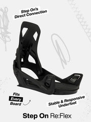 Burton - X Step On® Snowboard Bindings 2027 - Black