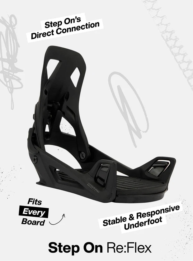Burton - X Step On® Snowboard Bindings 2027 - Black