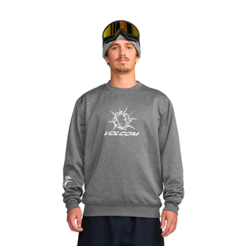 Volcom - Hydro Crew - Heather Black