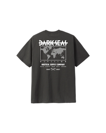 Dark Seas Division - Worldwide Heavyweight T-Shirt - Vintage Black