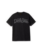 Dark Seas Division - Symmetry Blind Stitch T-Shirt - Heather Black