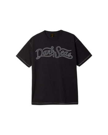 Dark Seas Division - Symmetry Blind Stitch T-Shirt - Heather Black