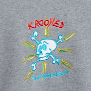 Krooked - Style Embroidered Crewneck - Heather/Black/Multi