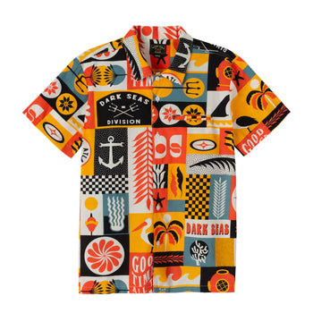 Dark Seas - Sight Woven Button Up Shirt - Multi