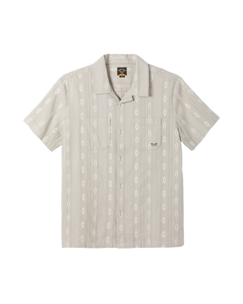 Dark Seas Division - Breezy Woven Button Up Shirt - Moss