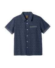 Dark Seas Division - Scales Woven Shirt - Navy
