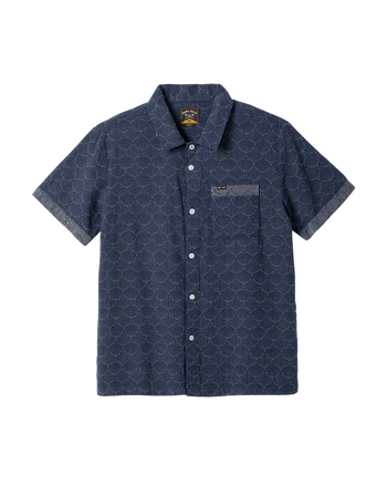 Dark Seas Division - Scales Woven Shirt - Navy