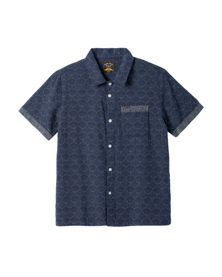 Dark Seas Division - Scales Woven Shirt - Navy