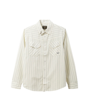 Dark Seas - Kimbro Woven Button Up Shirt - Light Grey