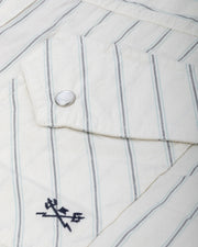 Dark Seas - Kimbro Woven Button Up Shirt - Light Grey