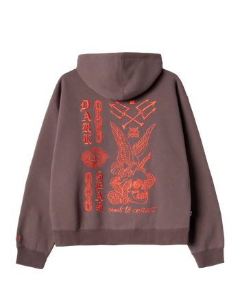 Dark Seas Division - Mesa Fleece Hoodie - Mauve