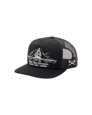 Dark Seas Division - Tall Ship Trucker Hat - Black