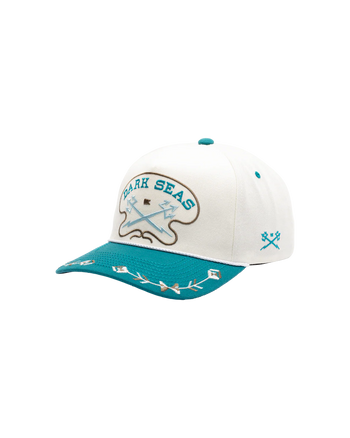 Dark Seas Division - Bronco Hat - Off White / Teal