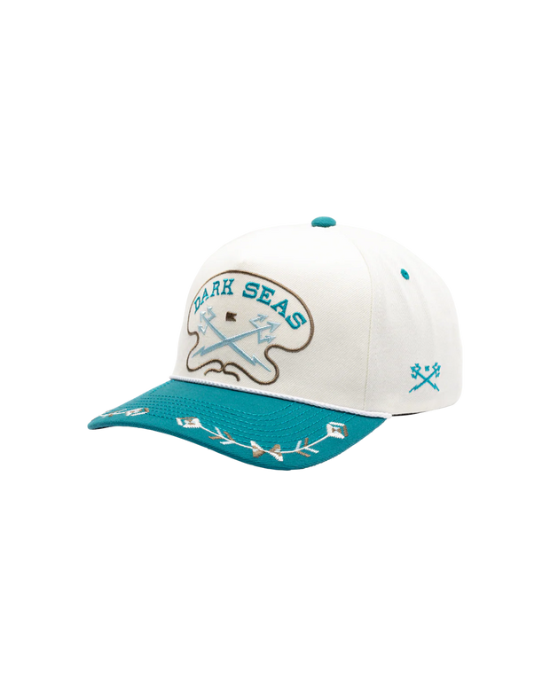 Dark Seas Division - Bronco Hat - Off White / Teal