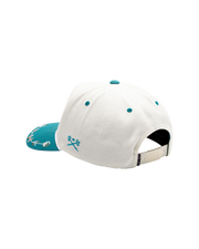 Dark Seas Division - Bronco Hat - Off White / Teal