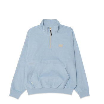 Howl - Corduroy Half Zip - Uniform Blue