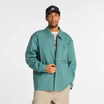New Balance - Numeric Coaches Twill Jacket - Green - Board Of Missoula