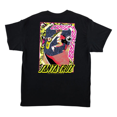 Santa Cruz - Roskopp Cruz Control T-Shirt - Black - Board Of Missoula