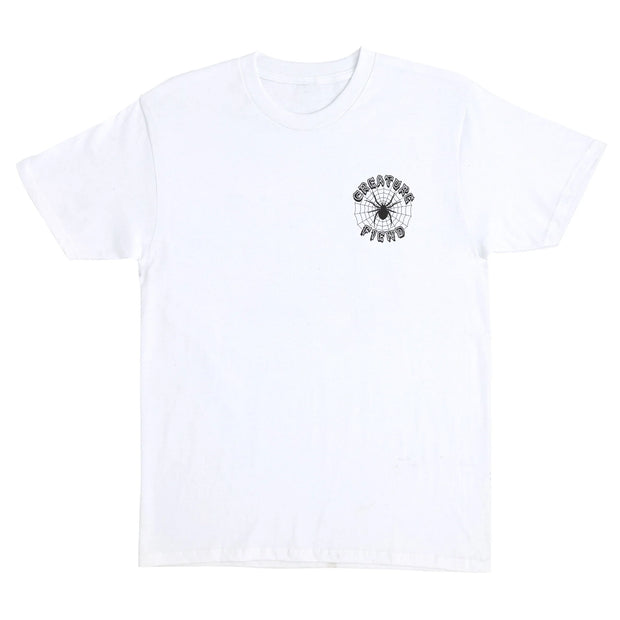Creature - Web Chest T-Shirt - White