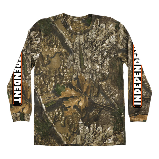 Independent - Bar Logo Long Sleeve T-Shirt - Realtree APX
