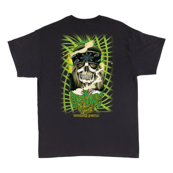 Creature - Gravette Hippie Skull 20th T-Shirt - Black