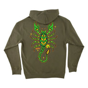 Creature -  Deadly Sands Zip Hoodie - Army
