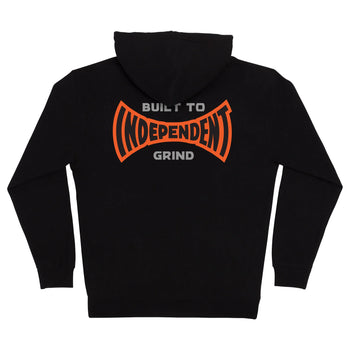 Independent - Built to Grind Span Zip Hoodie - Black - Board Of Missoula