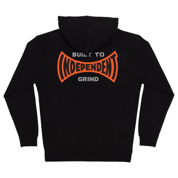 Independent - Built to Grind Span Zip Hoodie - Black - Board Of Missoula